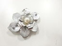 パール花帯留め【アンティーク】【中古】【着】 宗sou