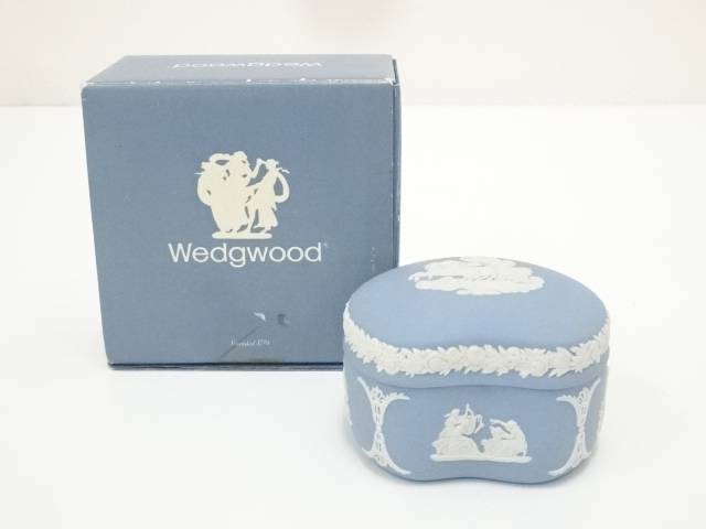 WEDGWOOD　ウェッジウッド　ジャスパー　小物入れ（箱付）【中古】【道】 宗sou