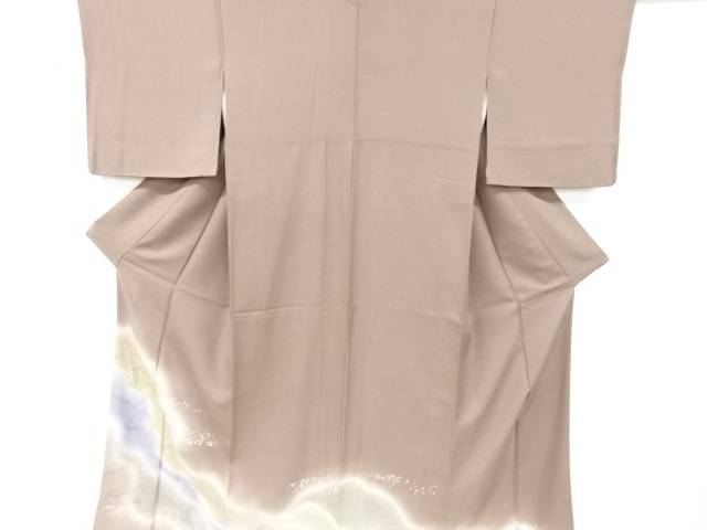 和楽器に箔散らし模様色留袖【中古】【着】 宗sou