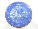 古伊万里 瀬戸印判手 鳳凰一尺二寸皿【中古】【道】 宗sou