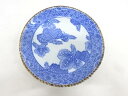 古伊万里 瀬戸印判手 桐七寸皿【中古】【道】 宗sou