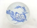 古伊万里 瀬戸印判手 恵比寿小皿【中古】【道】 宗sou