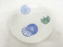 古伊万里 印判手 菊桐六寸皿【中古】【道】 宗sou