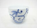 染付 松唐草盃洗【中古】【道】 宗sou