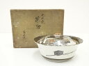 九谷焼 涛山造 色絵金彩恵比寿蓋物(共箱)【中古】【道】 宗sou