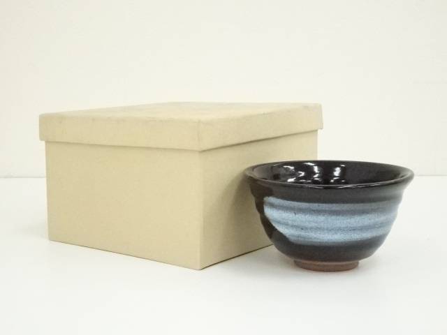 京焼　寛楽造　茶碗（箱付）【中古】【道】 宗sou