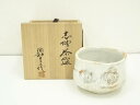 十二代 加藤景秋造 志野茶碗(共箱)【中古】【道】 宗sou