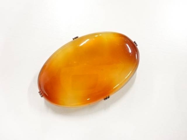 瑪瑙帯留め【アンティーク】【中古】【着】 宗sou