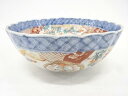 古伊万里 染付赤絵 松竹梅大鉢【中古】【道】 宗sou