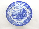 印判手 風景飾り皿【中古】【道】 宗sou