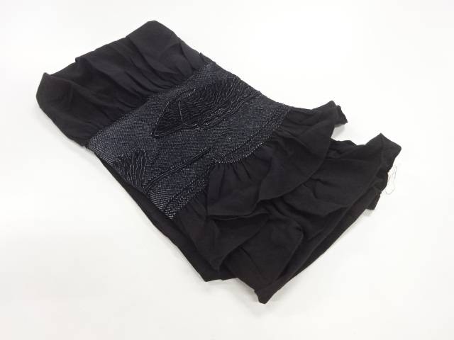 正絹　絞り農具模様男物兵児帯【リサイクル】【中古】【着】 宗sou