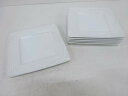 Noritake ホワイト スクエアプレート6枚セット(26センチ)【中古】【道】 宗sou