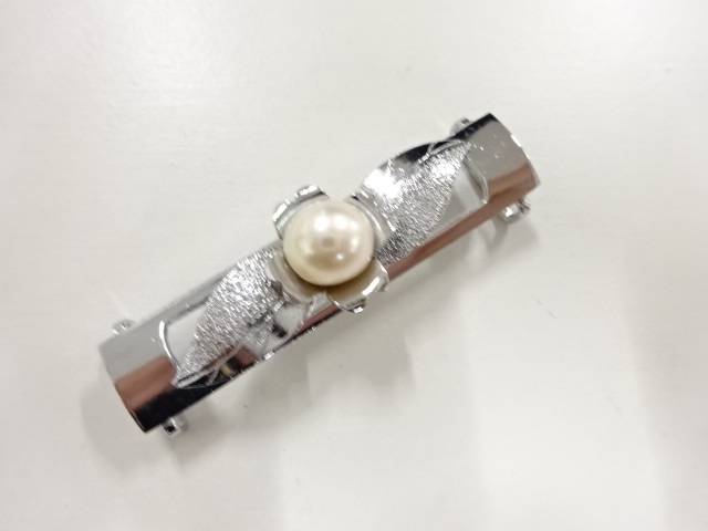 パール帯留め【アンティーク】【中古】【着】 宗sou
