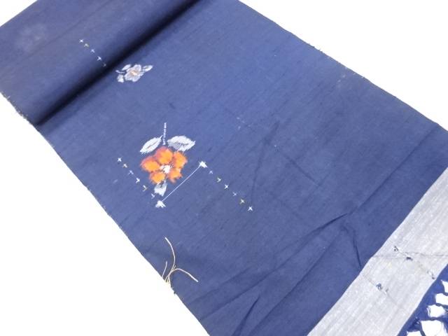 正絹　紬着尺反物【アンティーク】【中古】【着】 宗sou