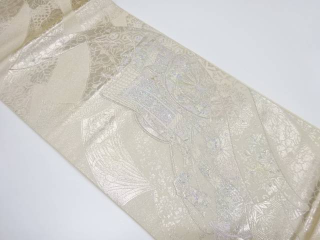 寿光御所車錦文織出し袋帯【中古】【着】 宗sou