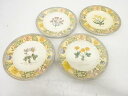 WEDGWOOD ウエッジウッド ガーデンメイズ プレート4枚セット(21センチ)【中古】【道】 宗sou
