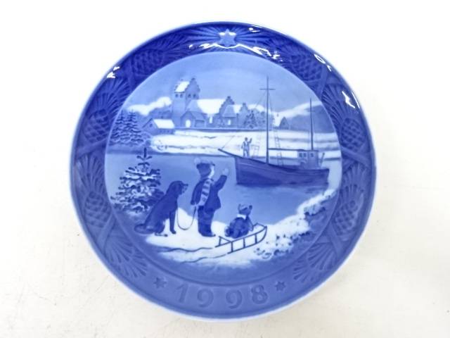 ROYAL COPENHAGEN　ロイヤルコペンハーゲン　Welcome Home　イヤープレート（1998）【中古】【道】 宗sou