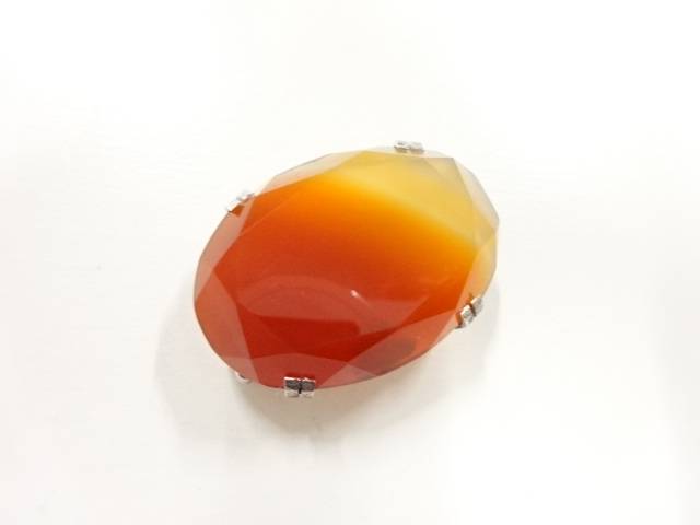 瑪瑙帯留め【アンティーク】【中古】【着】 宗sou