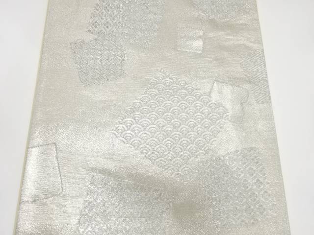 色紙散らしに古典柄織り出し袋帯（着用可）【アンティーク】【中古】【着】 宗sou