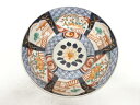 古伊万里 染付赤絵 花平鉢【中古】【道】 宗sou