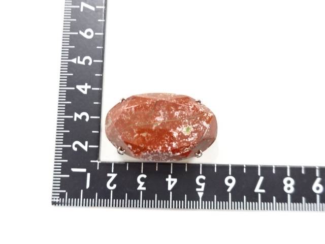 天然石帯留め【アンティーク】【中古】【着】 宗sou