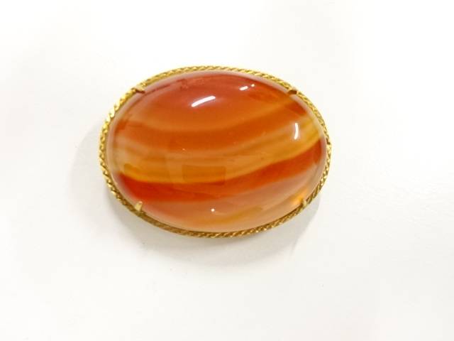 瑪瑙帯留め【アンティーク】【中古】【着】 宗sou