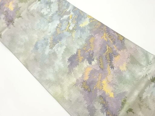木々模様織出し袋帯【中古】【着】 宗sou 木々模様織出し袋帯【中古】【着】 宗sou