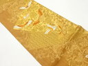 蒔絵蝶唐花模様織出し袋帯【中古】【着】 宗sou