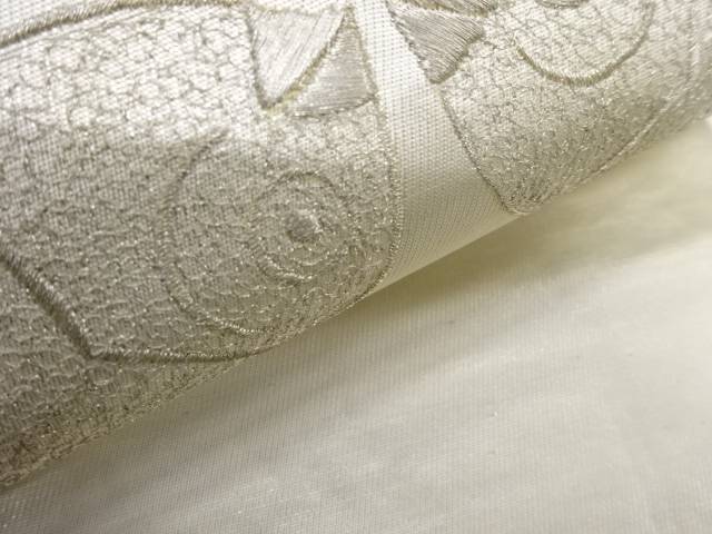 家紋模様刺繍袋帯【中古】【着】 宗sou