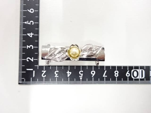 パール帯留め【アンティーク】【中古】【着】 宗sou