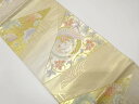 重ね色紙に葡萄唐草・鳳凰模様織出し袋帯【中古】【着】 宗sou