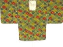 菱に花模様道行コート【中古】【着】 宗sou