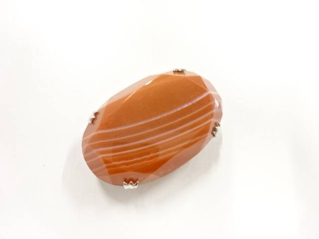 瑪瑙帯留め【アンティーク】【中古】【着】 宗sou