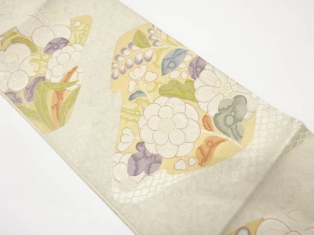 辻ヶ花模様織り出し袋帯【中古】【着】 宗sou【spoff】