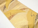 雪芝模様織り出し袋帯【中古】【着】 宗sou