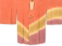 ふくれ織 カットワーク 遠山に蝶模様ロング絵羽道行コート【リサイクル】【中古】【着】 宗sou