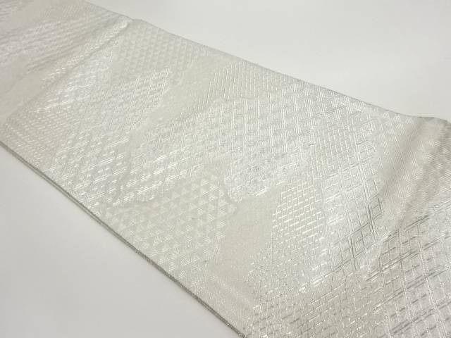 佐賀錦雲模様織出し全通袋帯【中古】【着】 宗sou