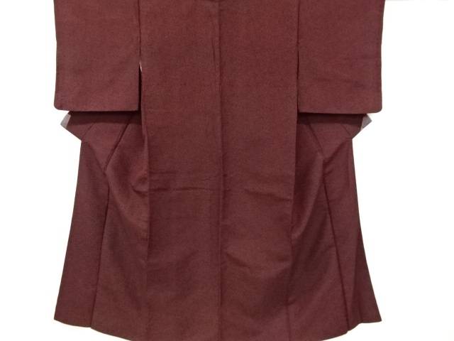 抽象唐草模様織り出しお召着物【大正ロマン】【中古】【着】 宗sou