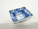 染付 花 小皿【中古】【道】 宗sou