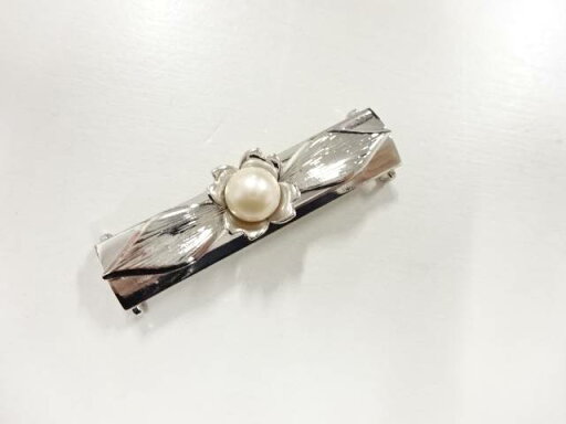 パール帯留め【アンティーク】【中古】【着】 宗sou【spoff】 パール帯留め【アンティーク】【中古】【着】 宗sou【spoff】
