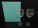 TIFFANY&Co. ティファニー ワイングラスペア【中古】【道】 宗sou