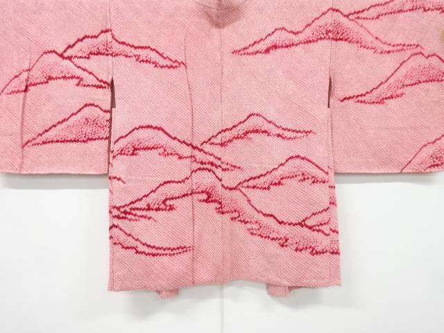 本総絞り 遠山模様絵羽織【アンティーク】【中古】【着】 宗sou
