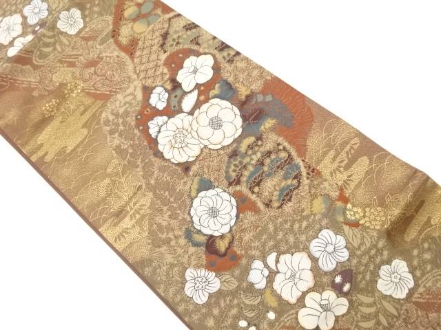 辻ヶ花模様織り出し袋帯【中古】【着】 宗sou