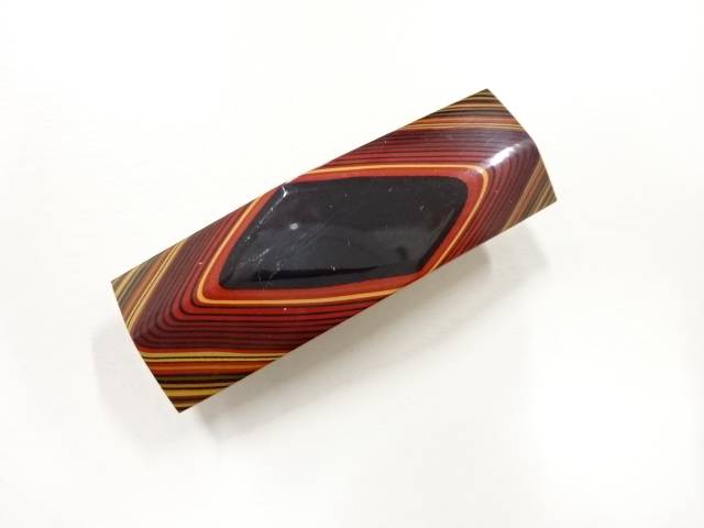 堆朱 帯留め【アンティーク】【中古】【着】 宗sou