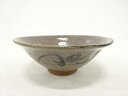 浅見与し三造 鉄絵 茶碗【中古】【道】 宗sou