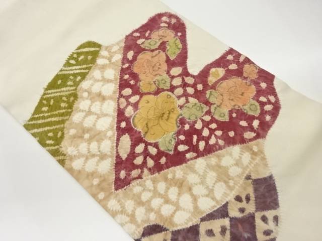 塩瀬辻が花名古屋帯【中古】【着】 宗sou