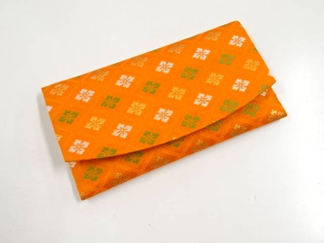 金襴花菱模様織り出し数珠入れ【リサイクル】【中古】【着】 宗sou