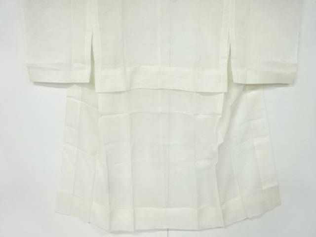 紗 透かし織 枝花模様長襦袢【アンティーク】【中古】【着】 宗sou