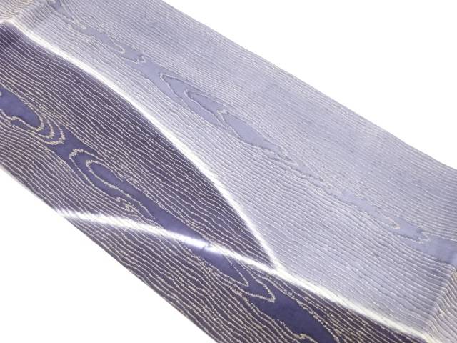 木目模様織出し全通袋帯【中古】【着】 宗sou