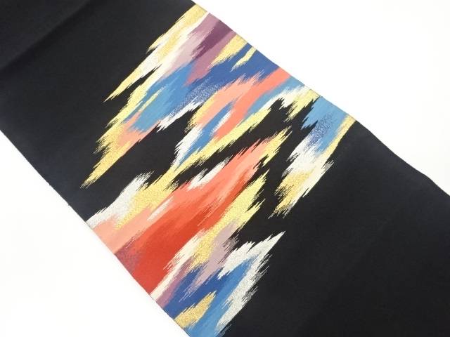 綴れ霞模様織出し名古屋帯【中古】【着】 宗sou